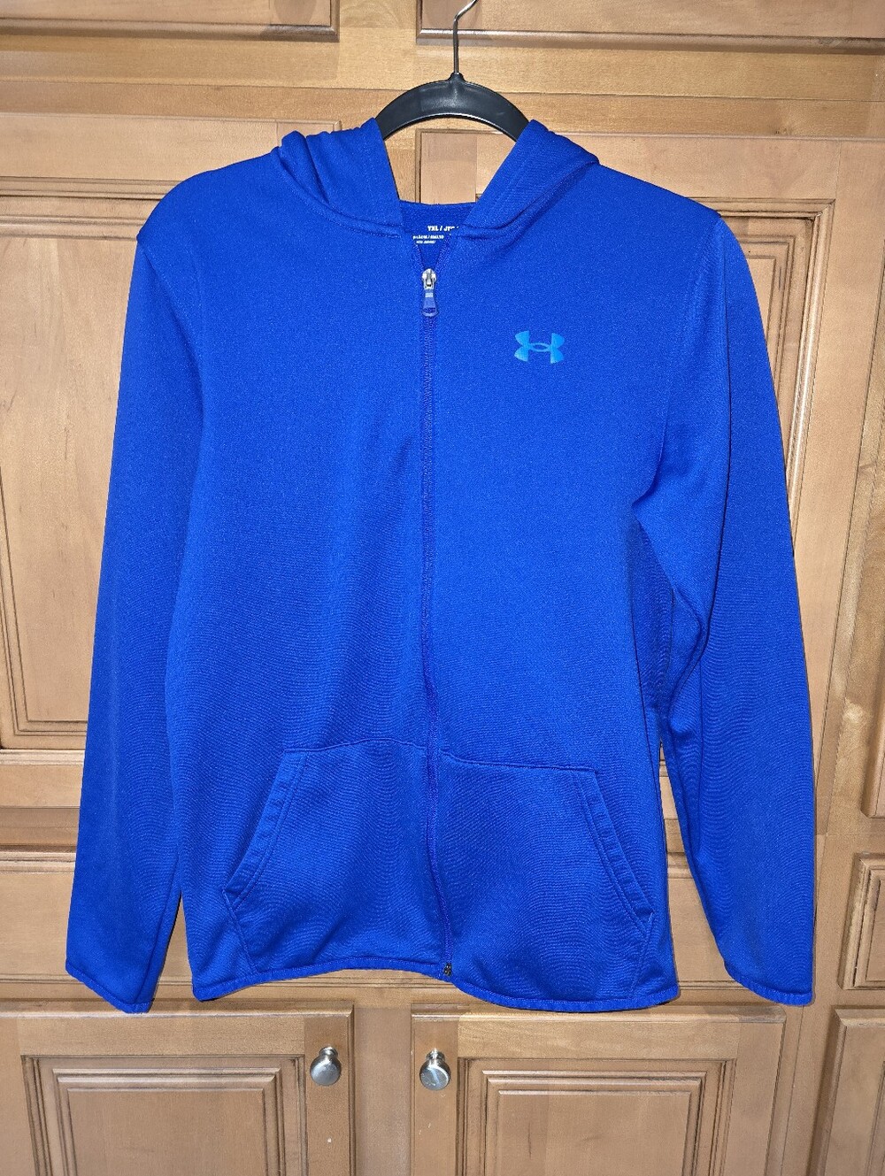 Under Armour Boys Blue Full-Zip Hoodie Jacket XL